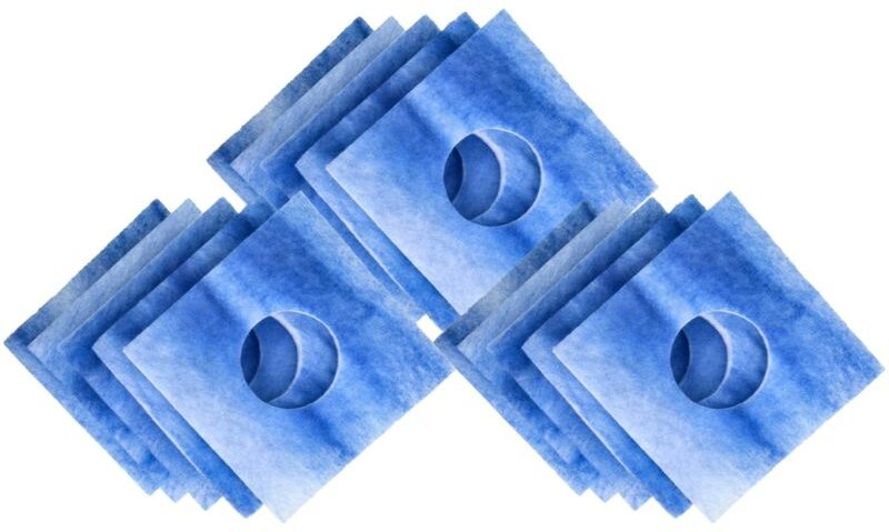 15x Filter kompatibel mit Lüftungsgerät, Bad Lüfter Ersatz für Limodor F-LF/5 - Vhbw