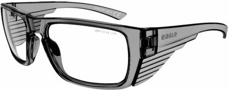 Schutzbrille Eagle Tracer Grau Durchsichtig Crystal Kunststoff + 2,5