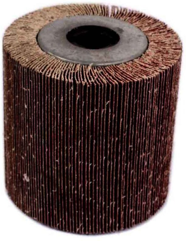 Fächerwalze 100 x 100 mm für eine Satinierschleifmaschine