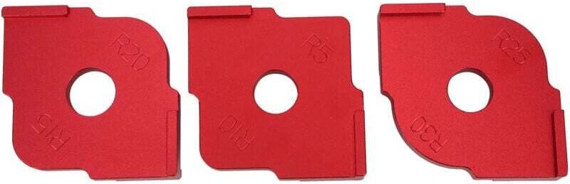 3-teilige Halbkreis-Positioniervorrichtung für die Holzbearbeitung, Schnellwinkel-Radius-Schneidwerkzeug