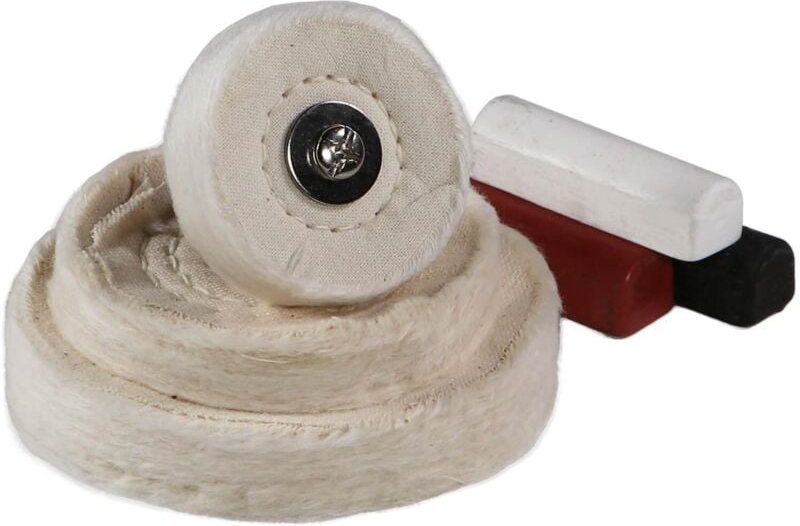 Beast - 7 teiliges Polierset Baumwolle Polierscheibe Polierpaste Set