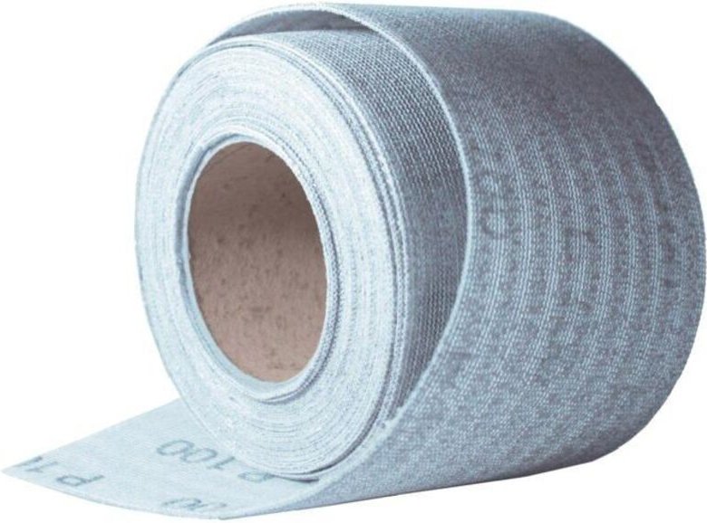 Schleifnetzrolle - Calflex - Korn 120 - Blau - Offenes Netz - Effektive Absaugung - Waschbar - 20x20 cm