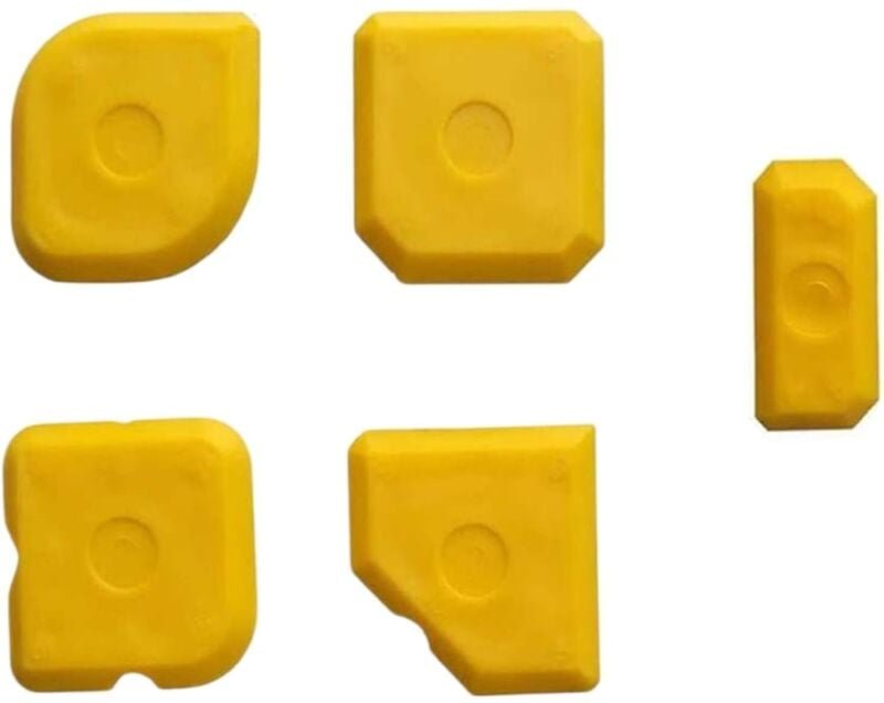 CCYKXA 5-teiliges Set zum Glätten von Fugen, Schaber für Silikon- und Acrylfugen