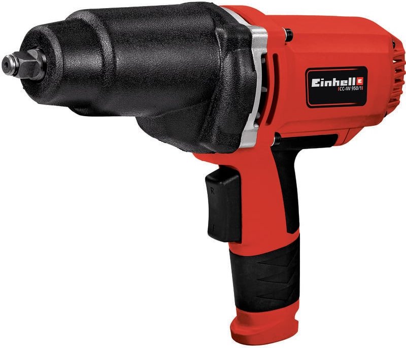 Einhell - Schlagschrauber cc-iw 950/1 (950 w, 2.300 min-1, max. Drehmoment 450 Nm, Rechts- und Linkslauf, Softgrip, robu...