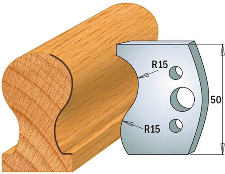 690.514 Paar Messer Kss 50x4mm