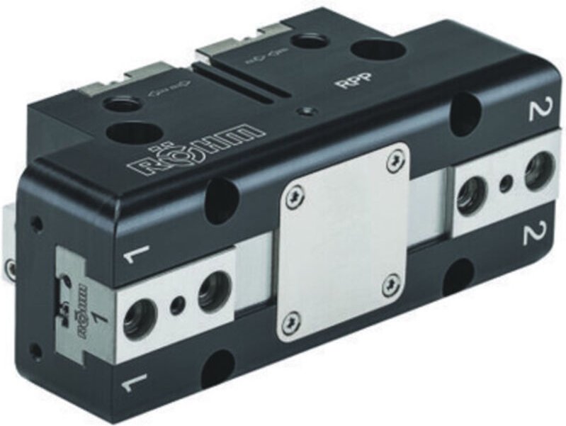 RÖHM Pneumatischer Parallelgreifer RPP- LA82x45 4xM6 KH15 BH13