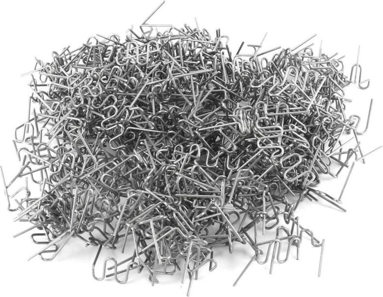 500 Stück Kunststoff-Schweißmaschinen-Schweißdraht ASTALES ENFORMS METAL (0,6 mm W-Form)