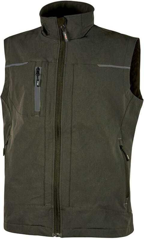 Ärmelloser Arbeitsschutzweste SATURN Dunkelgrün M