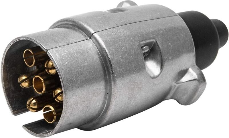 7-poliger Anhängerstecker, wasserdichter Anhänger-Steckdosenadapter für 7-polige Schwerlastanhänger, europäischer Standa...