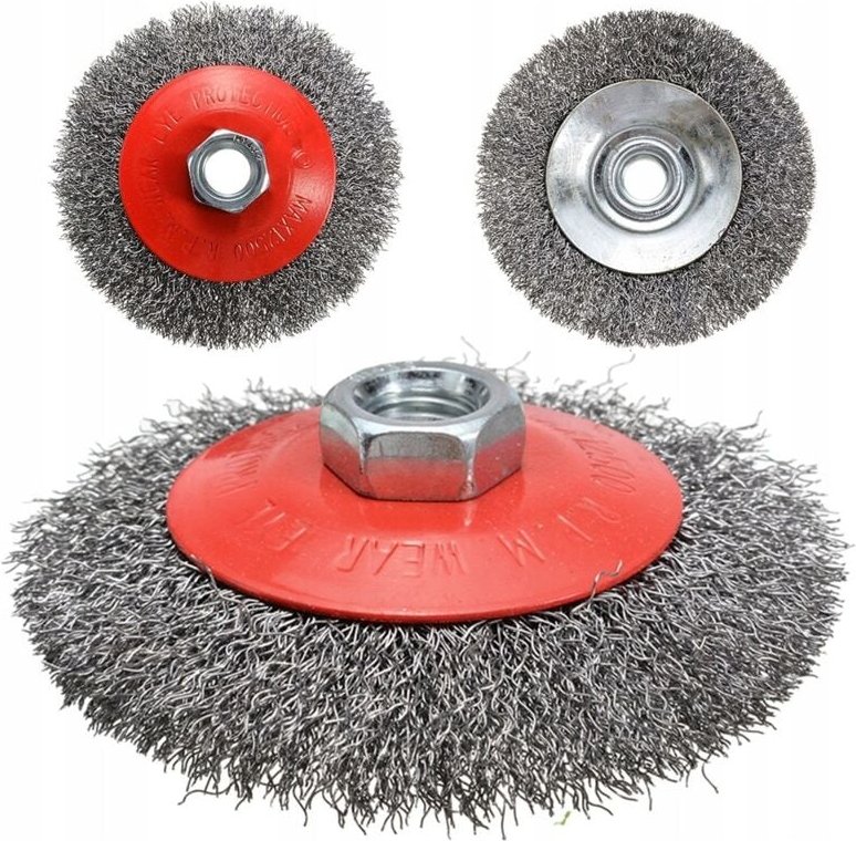 M14 125 mm Stahldraht-Seitenscheibenbürste für Winkelschleifer