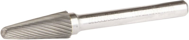 B-52803 Frässtift Hartmetall Rundkegel Produktabmessung, ø 10 mm Arbeits-Länge 25 mm Schaft - Makita