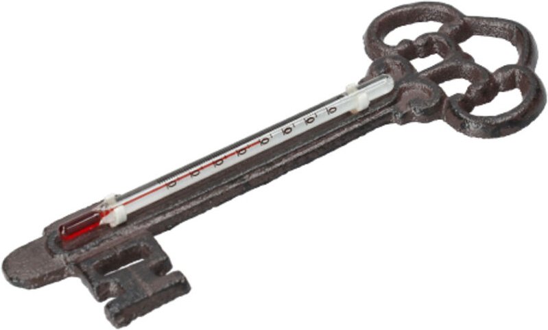 Umwelt-Thermometer Ferrestock schmiedeeisern