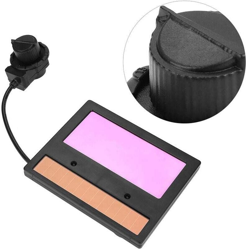 TX600C Solarpanel Schweißhelmlinse automatische Verdunkelung Schweißmaskenlinse Schweißhelm