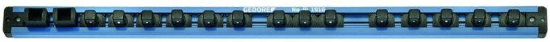 Gedore SL 1916 Steckleiste 1/2" magnetisch, 580 mm 16 Steckplätze