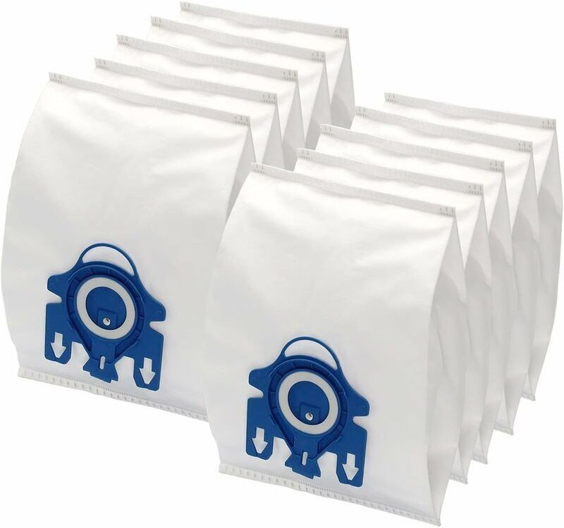 10 Stück Staubsaugerbeutel für Miele Compact C1, C2 3D Effizienzbeutel S700, S241 - S256i,