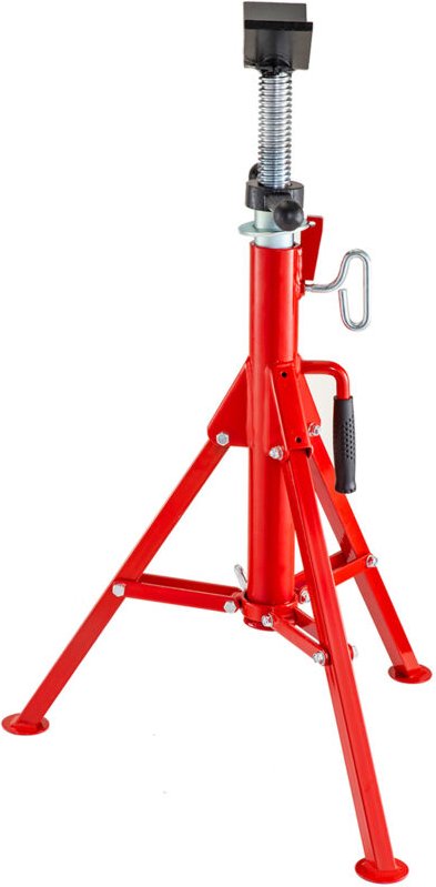 Mophorn - V-Kopf-Rohrständer, höhenverstellbar 28-52 Zoll, 4500 lbs/2 Tonnen, zusammenklappbarer tragbarer Rohrheberstän...