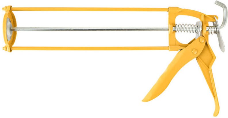 Professionelle Silikon-Kartuschenpistole mit extra hoher Widerstandsfähigkeit für Kartuschen bis C4 / 400 ml – 1 Stück