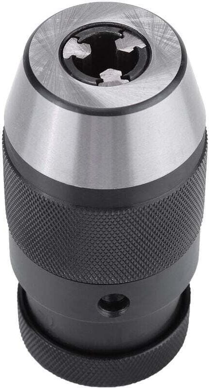 Bohrfutter, 1 Stück MT2-B16 1-16 mm 1/2" B16 Stahl Schnellspannbohrfutter für elektrische Drehbankbohrmaschine