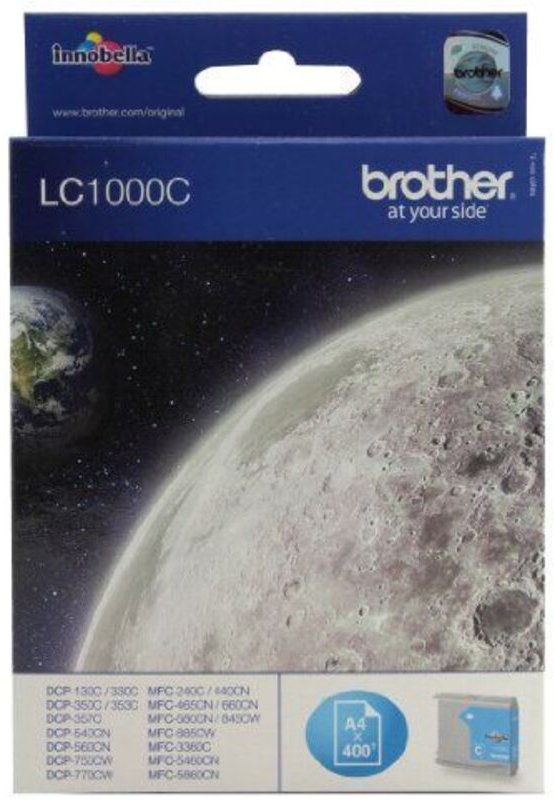 Tintenpatrone Originalzubehör LC-1000C ca. 400 Seiten cyan