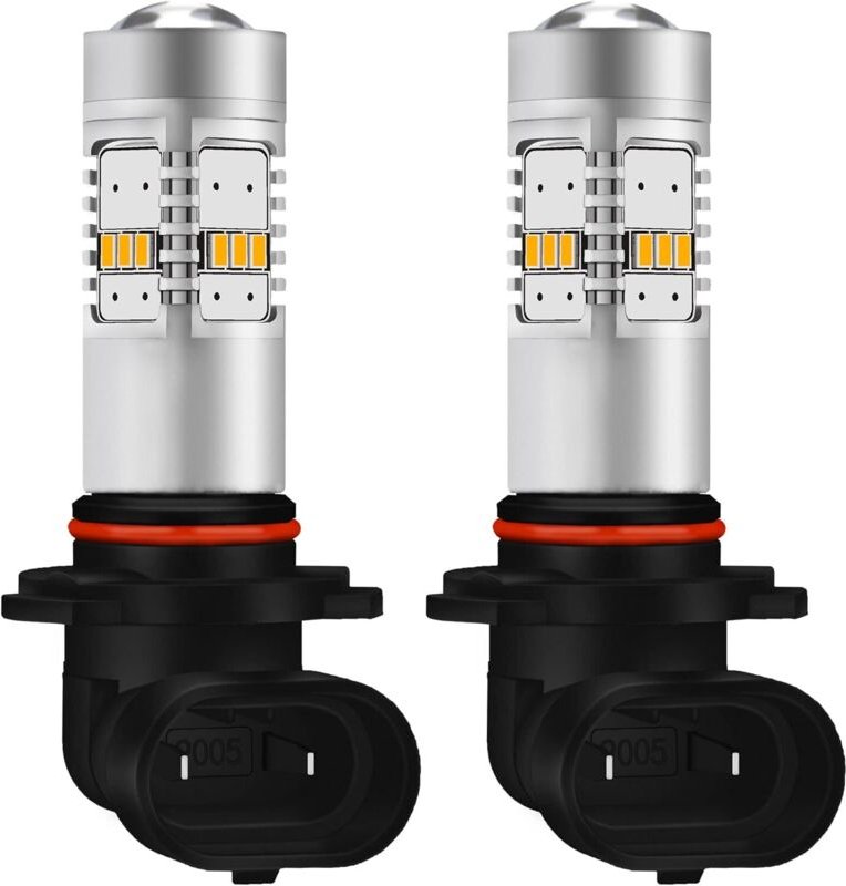 Stück 1800LM 9005 / HB3 Fahrlicht DRL Nebelscheinwerfer, 360°-Fahrlicht, geeignet als Tagfahrlicht oder Nebelscheinwerfe...