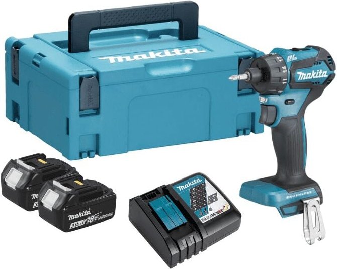 Bohrschrauber 18V lxt 1/4' (2x3 Ah) in Makpac Makita DDF083RFJ