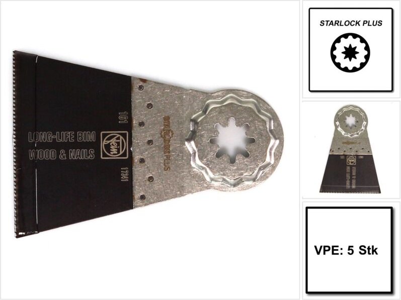 Fein - 5x E-Cut Long-Life Sägeblatt StarlockPlus 65 mm - 63502161230