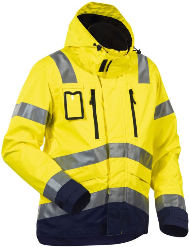Blaklader - Blakläder Warnschutz-Funktionsjacke, gelb / marineblau, Unisex-Größe: m