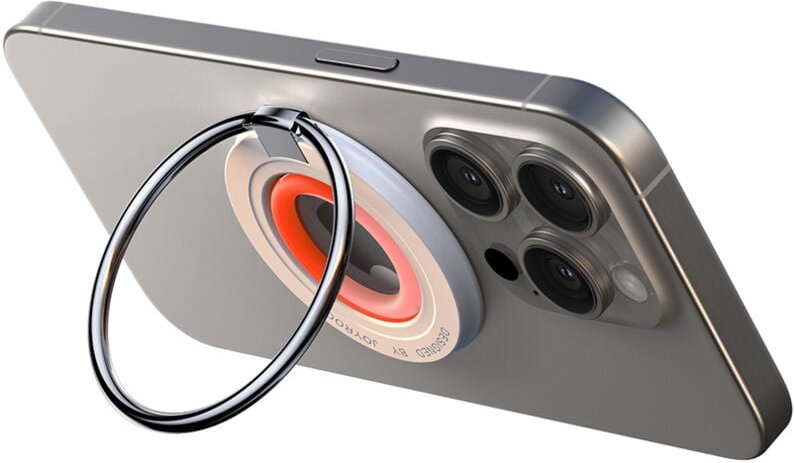 Magnetischer Handyhalter MagSafe Ring für Finger orange