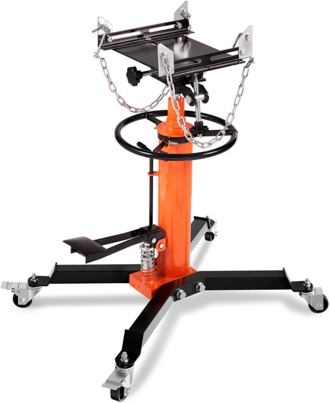 Mophorn - vevor Getriebeheber, 600-753 kg Hydraulischer Teleskop-Getriebeheber, High-Lift-Wagenheberständer mit Pedal, 3...