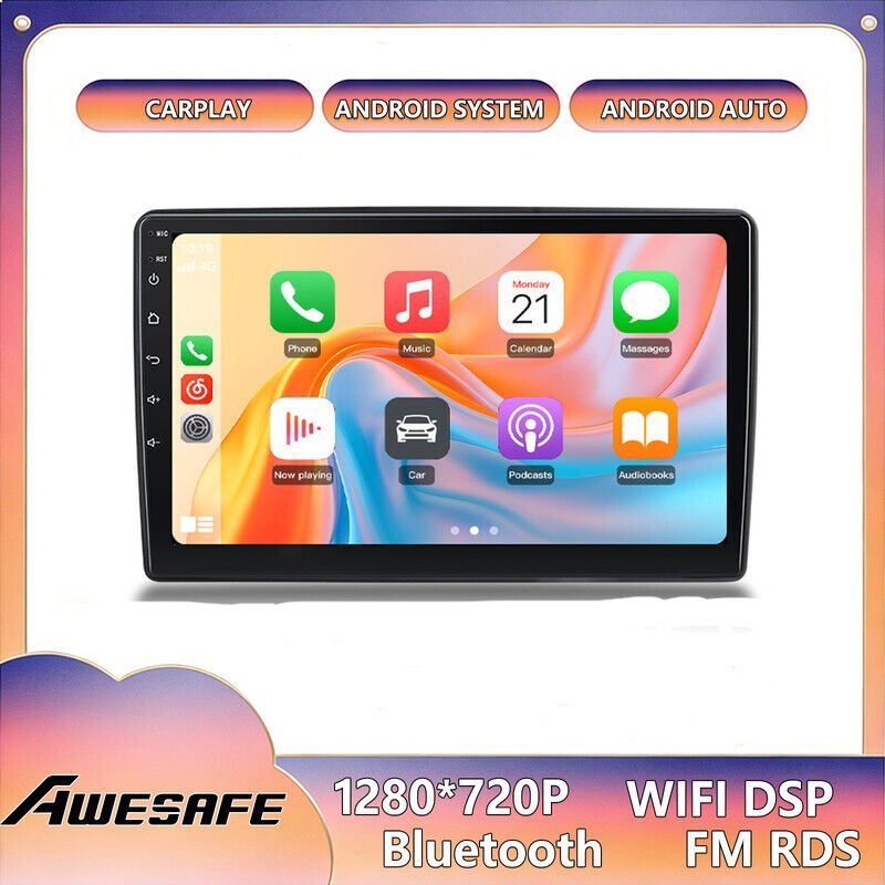 AWESAFE 4G Autoradio Android 13 4GB+64GB für Ford New Transit (2009-2019) 9'' Bildschirm mit CarPlay GPS Bluetooth Andro...