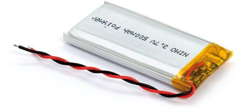 Lithium-Batterie 3,7V 500mA Wiederaufladbares Steuergerät