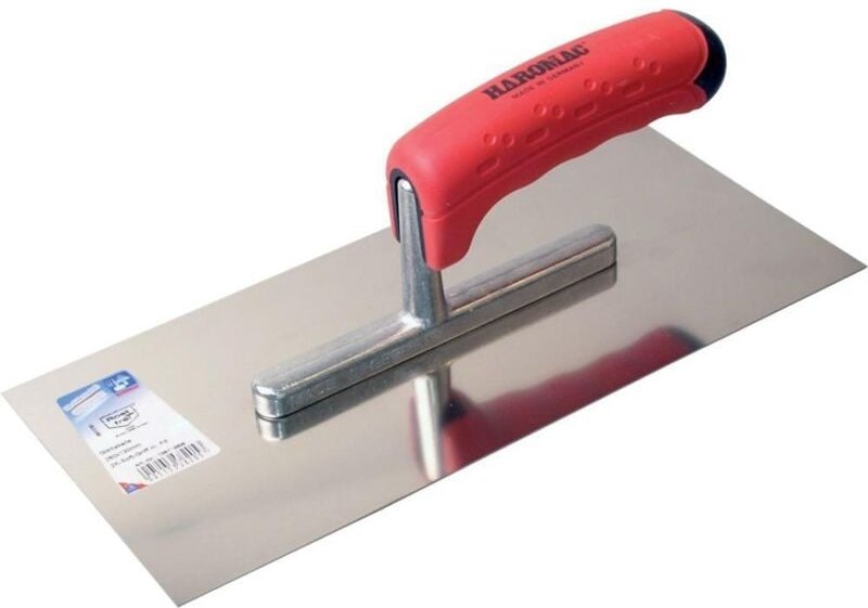 Glättekelle mit Soft-Griff ohne Zahnung - Haromac