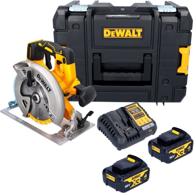 Dcs 570 M2T Akku Handkreissäge 18 v 184 mm Brushless + 2x Akku 4,0 Ah + Ladegerät + tstak - Dewalt