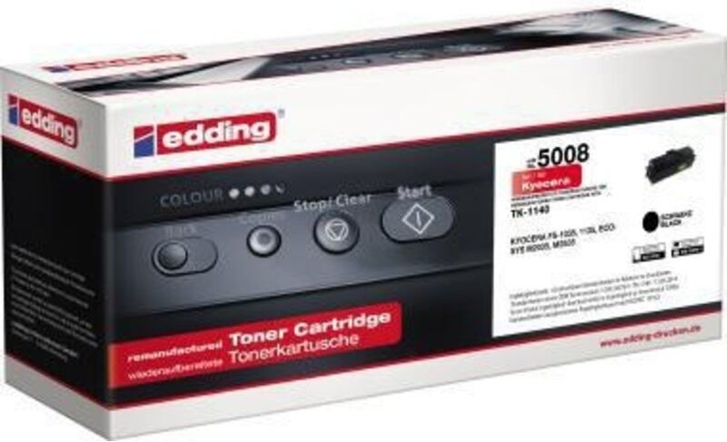 Toner kein Originalzubehör Kompatibel mit: kyocera TK-1140 EDD-5008 ca. 7.200 Seiten schwarz