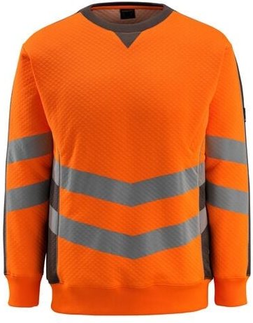 Mascot - Safe Supr. Sweat-Shirt Wigton Gr. xl hi-vis or/anthrazit 50126-932