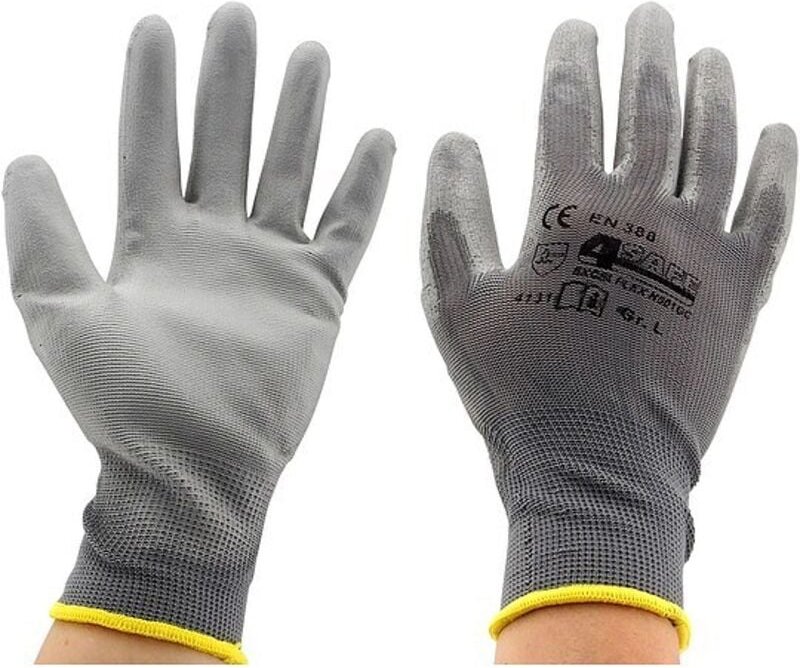 Arbeitshandschuh Nylon mit Beschichtung - nach EN 388 - Größe L