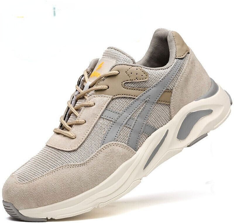 Arbeitsschuhe für Herren und Damen, leichte, atmungsaktive Sicherheitsschuhe mit Stahlkappe -42