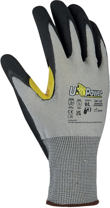 Kai Arbeitshandschuhe hppe Wolfram schnittfest und grau 7/S - U-power