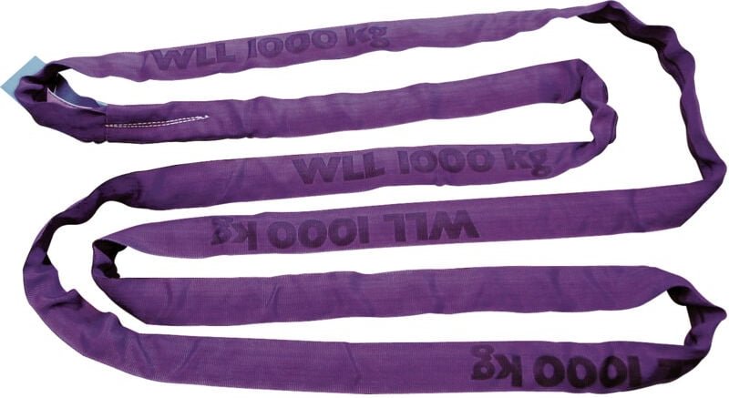 Rundschlinge Umfang 2 m, Farbe violett, Zugkraft direkt 1000 kg - Kerbl