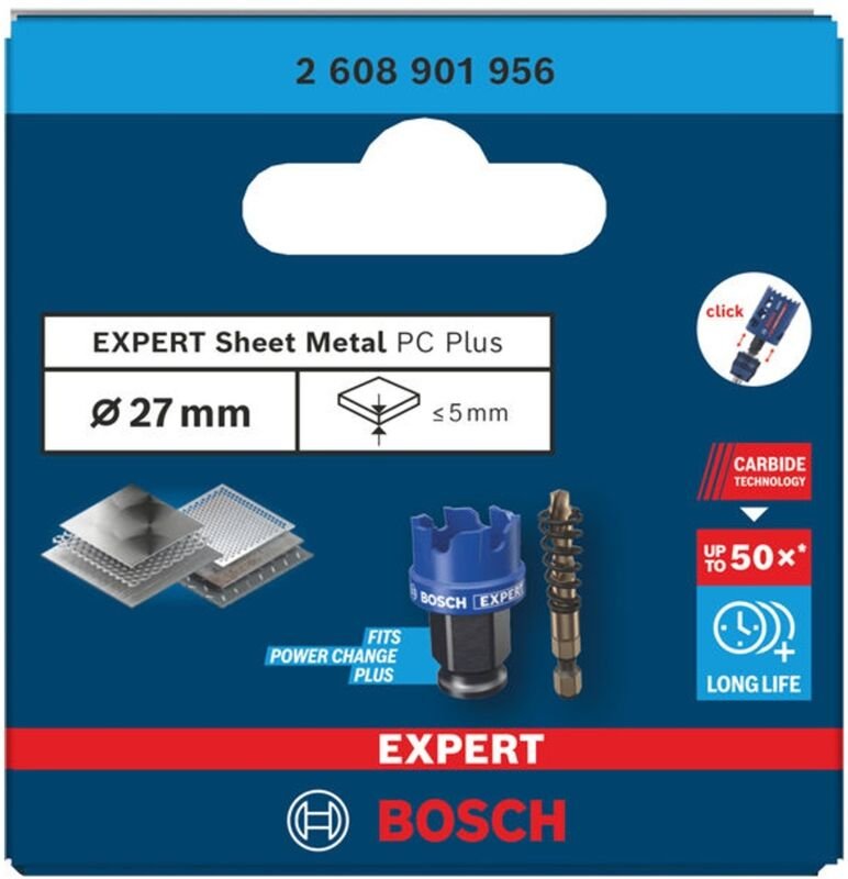 Bosch EXPERT Lochsäge Sheet Metal Power Change Plus, 27 x 5 mm
