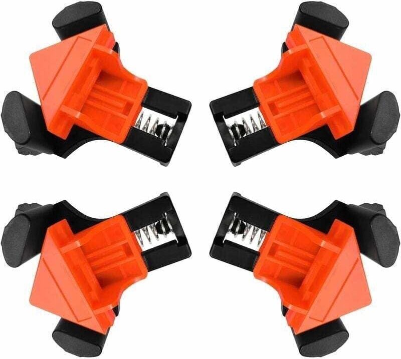 90°-Winkelklemmen für Holzbearbeitung, rechtwinklige Rahmenklemmen für Holzbearbeitung, DIY-Bilderrahmen, Handwerkzeuge,...