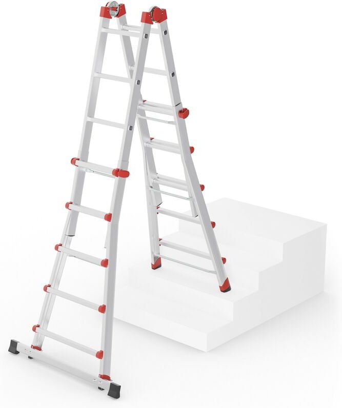 Hailo Multifunktions Teleskopleiter M80 4x5 Sprossen