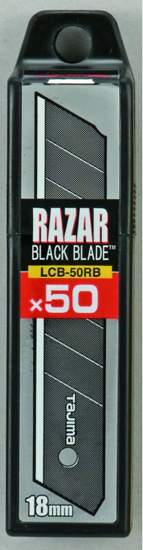 LCB50RB-50H cutterklingen 18 mm Razar Black Blade LCB50RB-50H