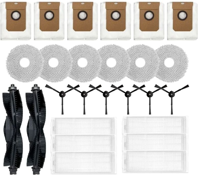 Für L108S Pro Ultra Ersatzteile Zubehör Wichtigsten Seite Pinsel Hepa-Filter Mopp Tuch Staub Tasche