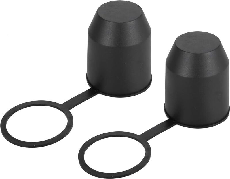 2-teilige Kugelkupplungsabdeckung für Autoanhänger, Kugelkupplungsschutz für universelle Autoanhänger, Kugelkupplungsabd...