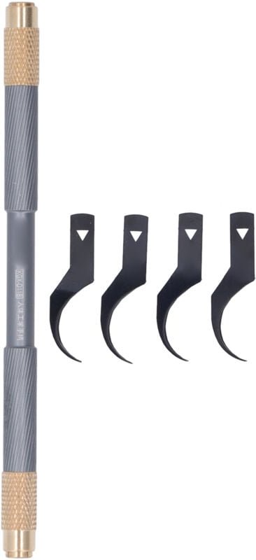 Klebstoffentferner-Messer, ultradünn, 4-teilig, einfach zu montieren, SK5 Stahl-Spänereparaturklingen-Set für BGA-Wartun...