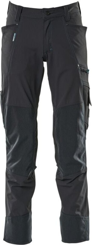 Mascot Bundhose ADVANCED wasserabweisend mit Knietaschen 17179, Gr. 51 schwarzblau