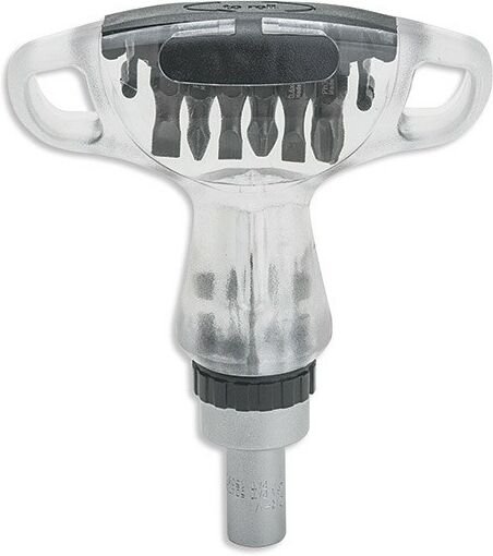 1/4' Sechskant-Ratsche T-Schlüssel mit Bit-Magazin Dogher 343-008