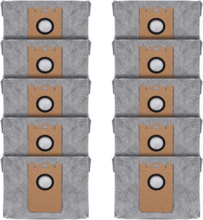 10 StüCk Staubbeutel für die Automatische Entleerungsstation RoboVac L35 Hybrid LR30 LR20, mit Aktivkohlegewebe