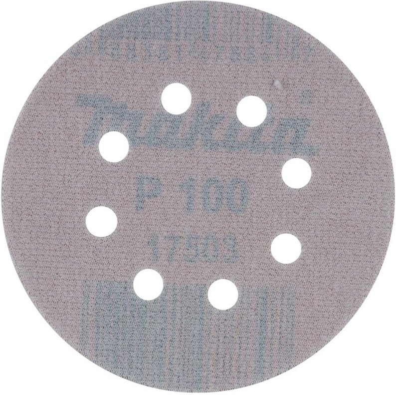 Schleifpapier, 10 Stk., ø 125 mm, Körnung 100, Art.Nr. D-65844 - Makita